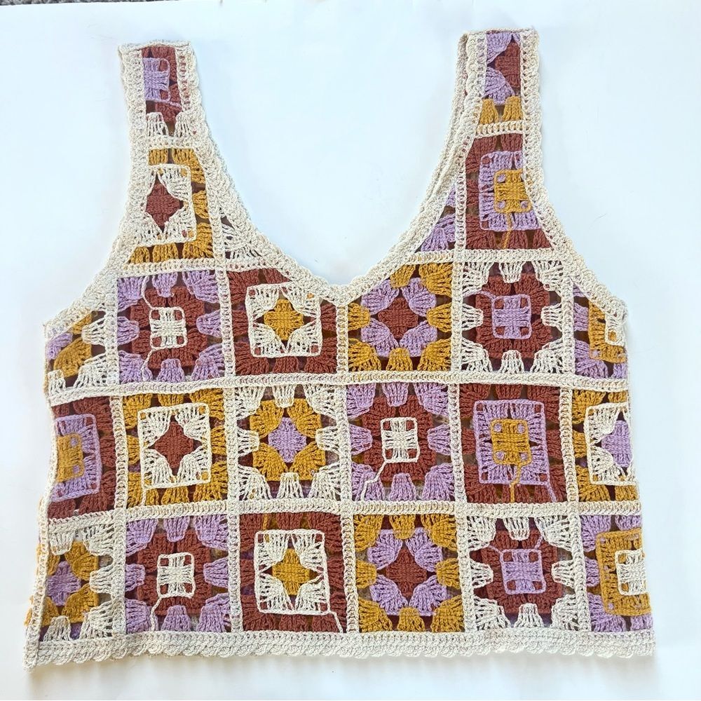 Rebellion Again Granny Square Patchwork Colorful … - image 2